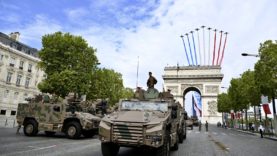 National Day : The SERVAL parade on the Champs Elysées